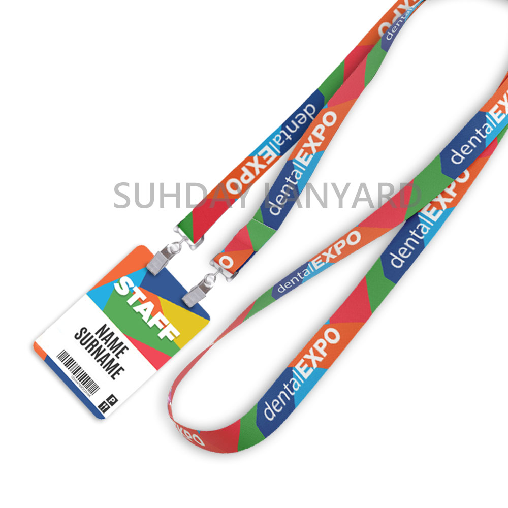 熱昇華全彩轉印帶雙配件與客製識別證參展證